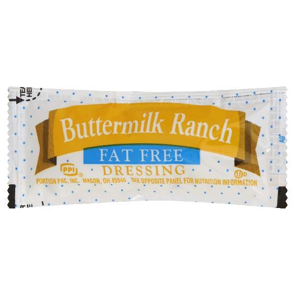 PPI Single Serve Fat Free Buttermilk Ranch Dressing 12 Gram Packets 200 Per Case
