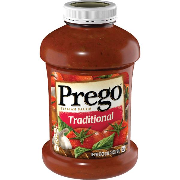 Prego Sauce Spaghetti Plain 67 Ounce Size - 6 Per Case.