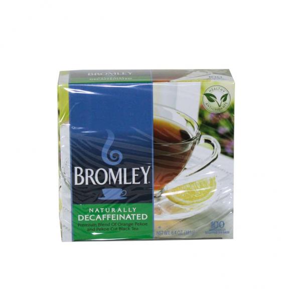Tea Bromley Decaffeinated Bags 100 Count Packs - 5 Per Case.