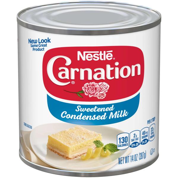 Carnation Sweetened Condensed Milk Cans Gram 13.968 Ounce Size - 24 Per Case.