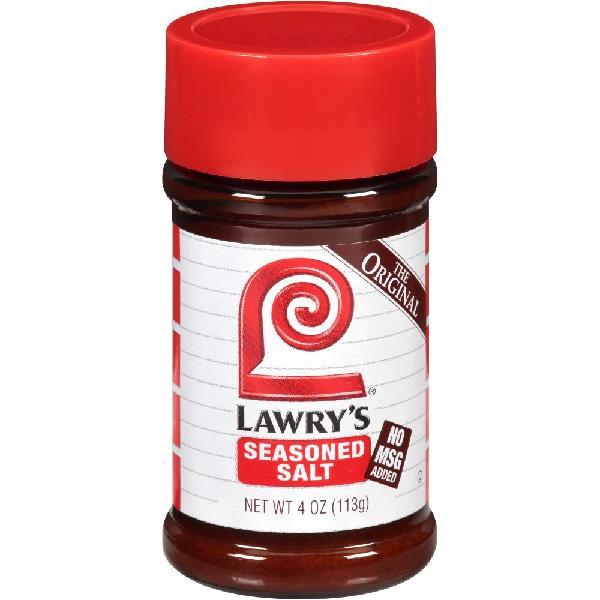 Lawry's Seasoned Salt 4 Ounce Size - 12 Per Case.