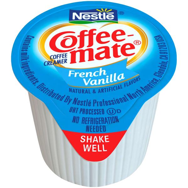 Coffee Mate French Vanilla Liquid 18.7 Fluid Ounce - 4 Per Case.