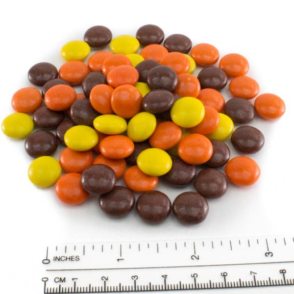 Hersheys Candy Reeses Piece Whole 25 Pound Each - 1 Per Case.