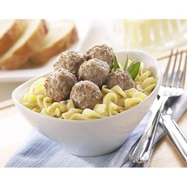 Cooked Swedish Meatball 5 Pound Each - 2 Per Case.