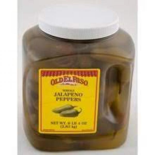 Old El Paso™ Taco Toppings Bulk Whole Jalapeno Peppers 100 Ounce Size - 4 Per Case.