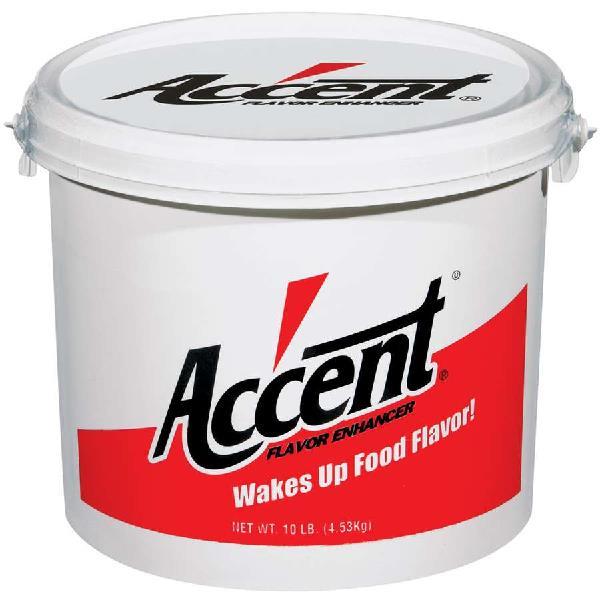Accent Flavor Enhancer 10 Pound Each - 1 Per Case.