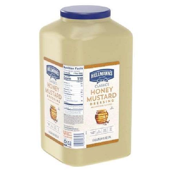 Hellmann's Dressingcondiment Classic Honey Mustard Ga 1 Gallon - 4 Per Case.