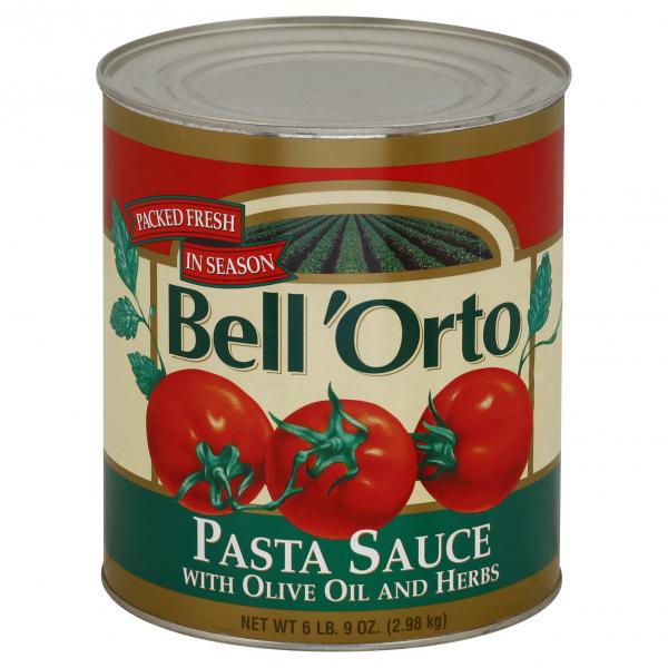 BELL ORTO Pasta Sauce with Oil & Herbs 105 Ounce Can 6 Per Case
