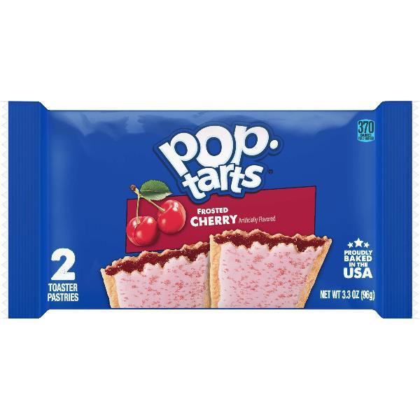 Kellogg's Pop Tarts Frosted Cherry3.3 Ounce Size - 72 Per Case.