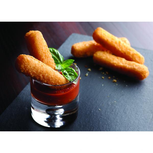 Fred's Battered Mozzarella Cheese Stick In Bags 2 Pound Each - 6 Per Case.