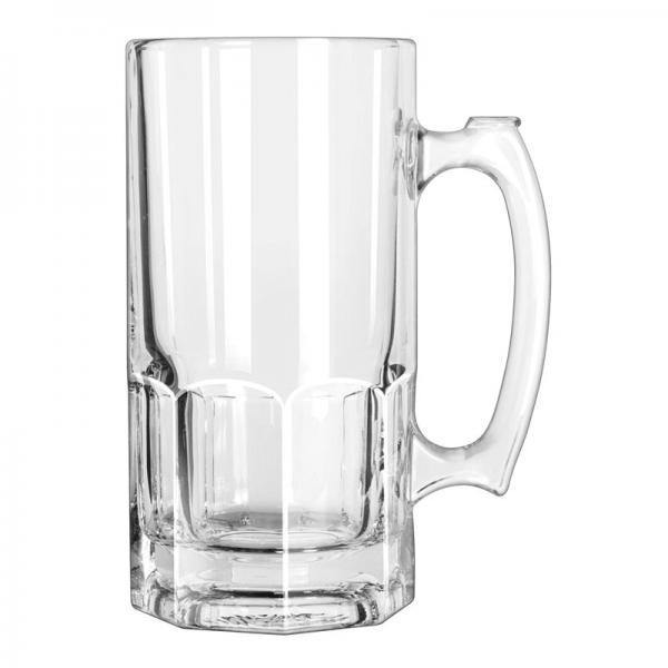 Glass Beer Mug Ltr Super 1 Each - 12 Per Case.