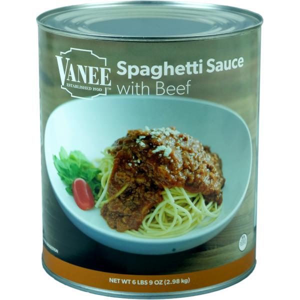 Spaghetti Sauce With Beef 105 Ounce Size - 6 Per Case.
