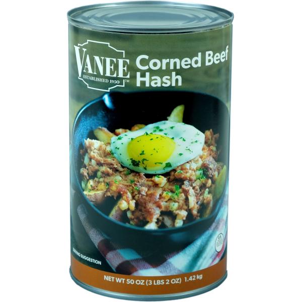 Corned Beef Hash 50 Ounce Size - 12 Per Case.