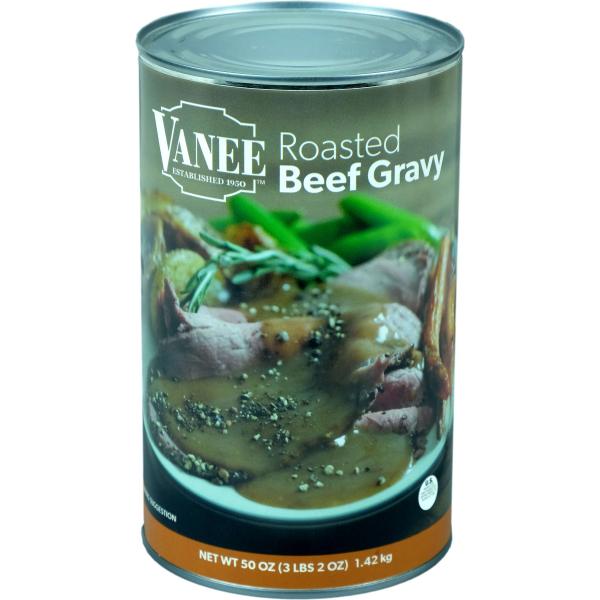 Roasted Beef Gravy 50 Ounce Size - 12 Per Case.