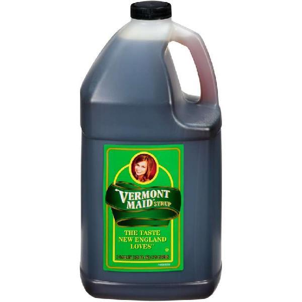 Syrup Vermont Maid Plastic 1 Gallon - 4 Per Case.