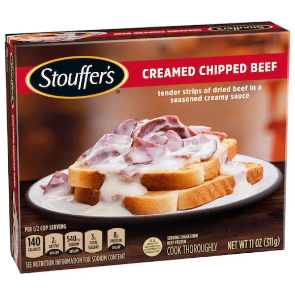 Stouffer's Creamed Chipped Beef X11 Ounce Size - 12 Per Case.