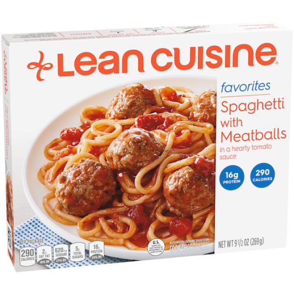 Lean Cuisine Spaghetti & Meatballs 9.5 Ounce Size - 12 Per Case.