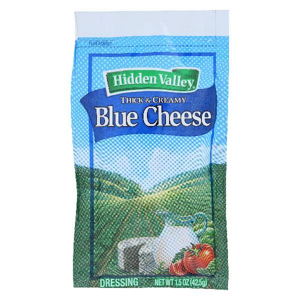 Dressing Blue Cheese Thick & Creamy Hidden Valley 1.5 Ounce Size - 7.88 Pound Per Case.