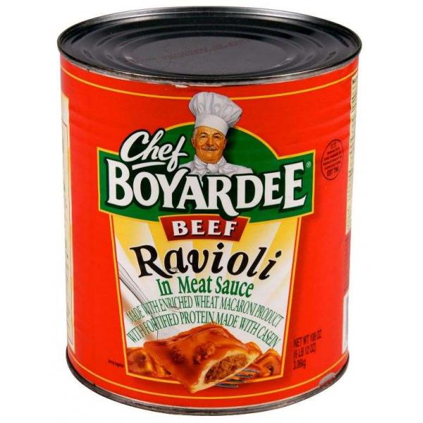 Beef Ravioli Can 108 Ounce Size - 6 Per Case.