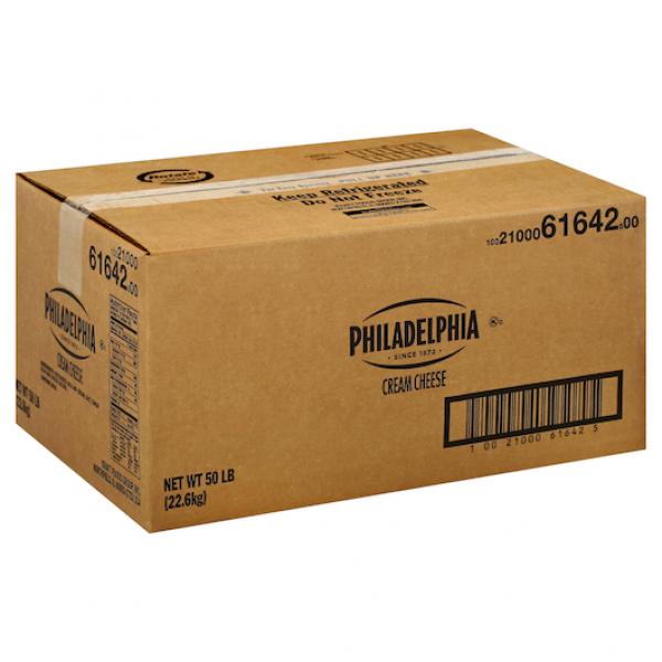 PHILADELPHIA Original Cream Cheese 50 lb. Carton 1)