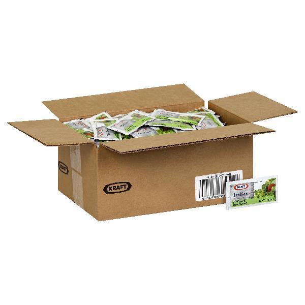 KRAFT Single Serve Fat-Free Italian Salad Dressing 0.44 Ounce Packets 200 Per Case