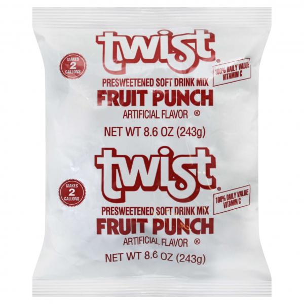 Twist Drink Twist Fruit Punch 2 Gallon - 12 Per Case.