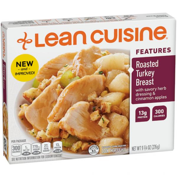 Lean Cuisine Roasted Turkey Breast 9.75 Ounce Size - 12 Per Case.