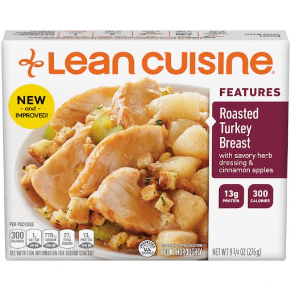 Lean Cuisine Roasted Turkey Breast 9.75 Ounce Size - 12 Per Case.