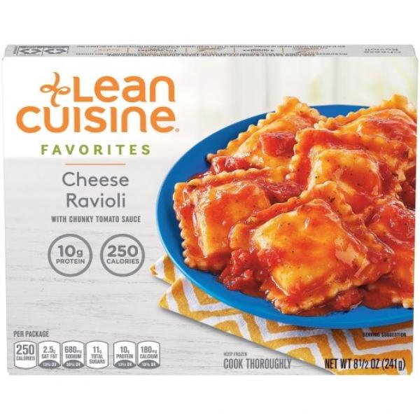 Lean Cuisine Cheese Ravioli Meal 8.5 Ounce Size - 12 Per Case.