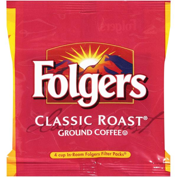 Folgers Caffeine Regular In Room 200 Count Packs - 200 Per Case.