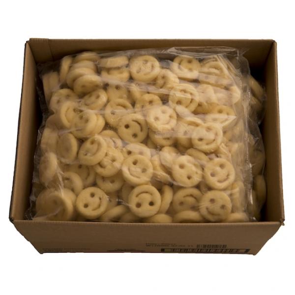 Mccain Smiles Shaped Potatoes 4 Pound Each - 6 Per Case.