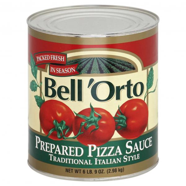 BELL ORTO Fully Prepared Pizza Sauce 105 Ounce Can 6 Per Case