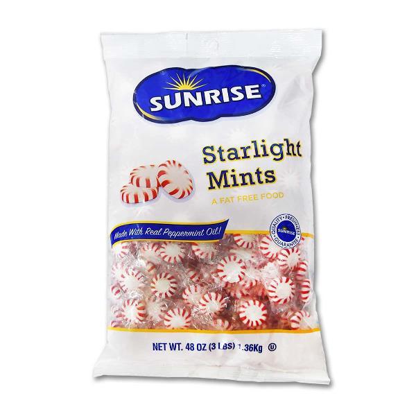 Sc Pepmnt Starlit Bag 3 Pound Each - 8 Per Case.