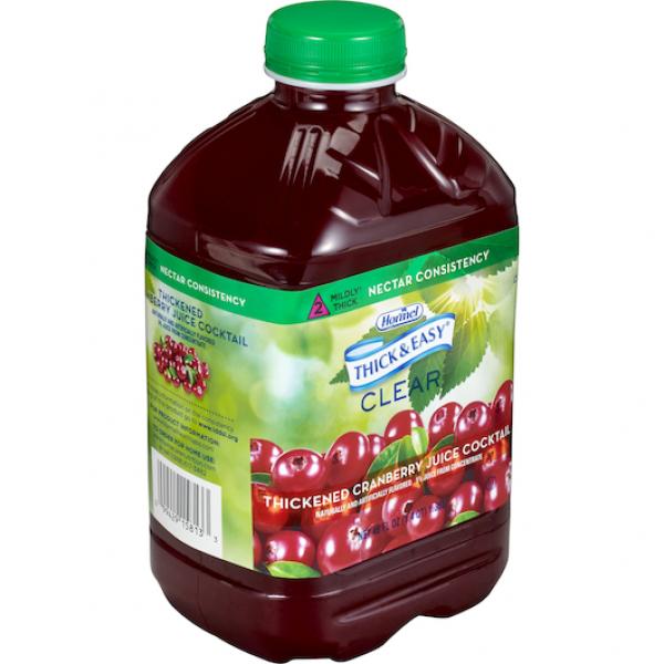 Thick & Easy Clear Thickened Cranberry Juicecocktail Nectar 48 Ounce Size - 6 Per Case.