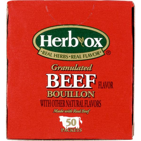Herb Ox Beef Bouillon Packets 300 Count Packs - 1 Per Case.