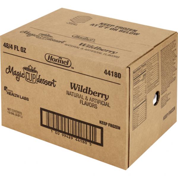 Magic Cup Frozen Dessert Wild Berry Iddsilevel 48 Count Packs - 1 Per Case.