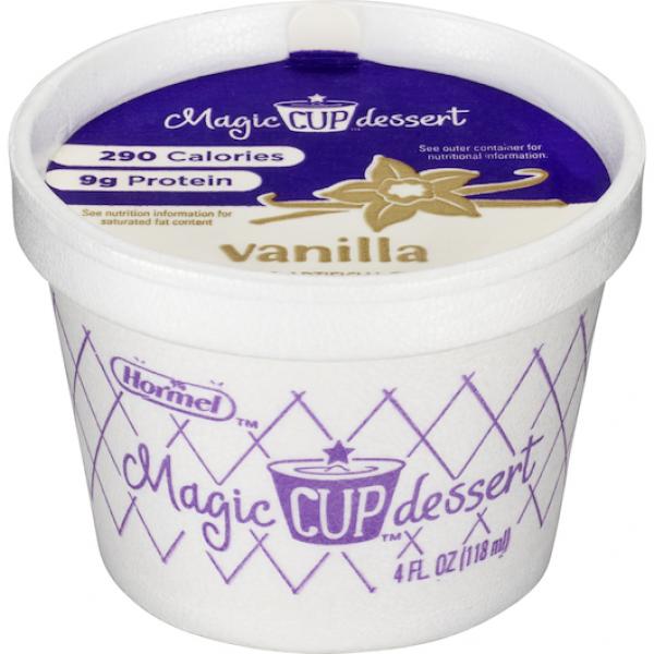 Magic Cup Frozen Dessert Vanilla 48 Count Packs - 1 Per Case.