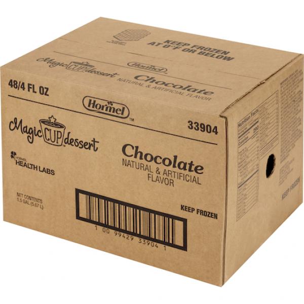 Magic Cup Frozen Dessert Chocolate Iddsilevel 48 Count Packs - 1 Per Case.