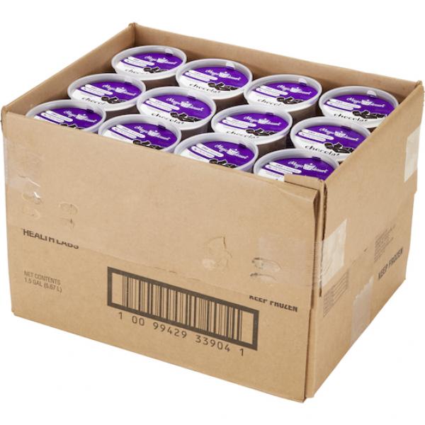 Magic Cup Frozen Dessert Chocolate Iddsilevel 48 Count Packs - 1 Per Case.