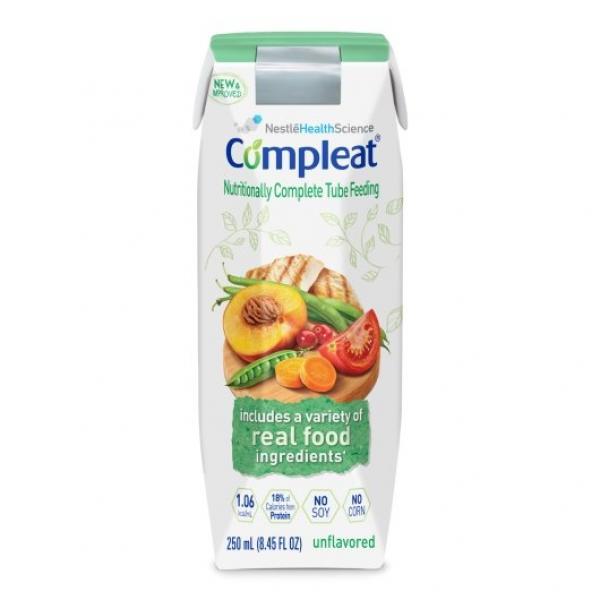 Nestle Compleat Malnutrition Liquid Tube Feeding Formula Xml 8.45 Fluid Ounce - 24 Per Case.