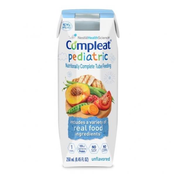 Compleat Pediatric Paediatric Liquid Peds Tube Feeding Formula 8.45 Fluid Ounce - 24 Per Case.