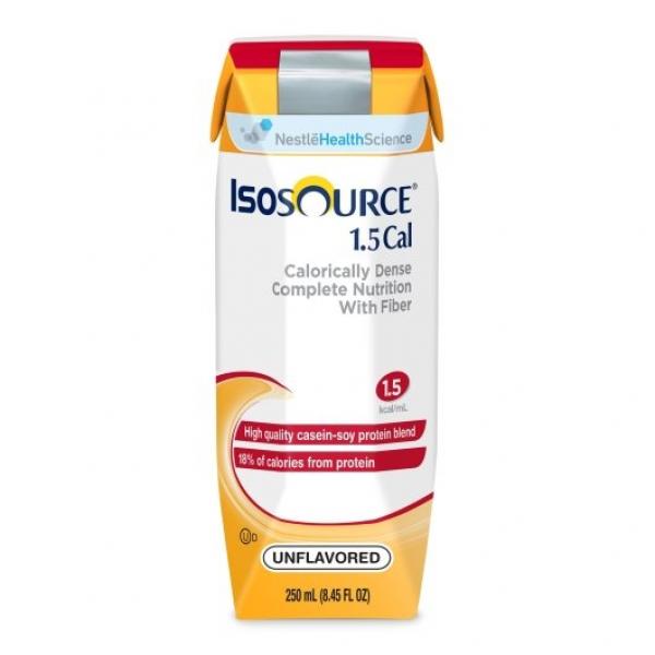 Nestle Isosource Cal Malnutrition Liquid Hi Cal Hi Nitro Comp Liq Frmla Unflav 8.45 Fluid Ounce - 24 Per Case.