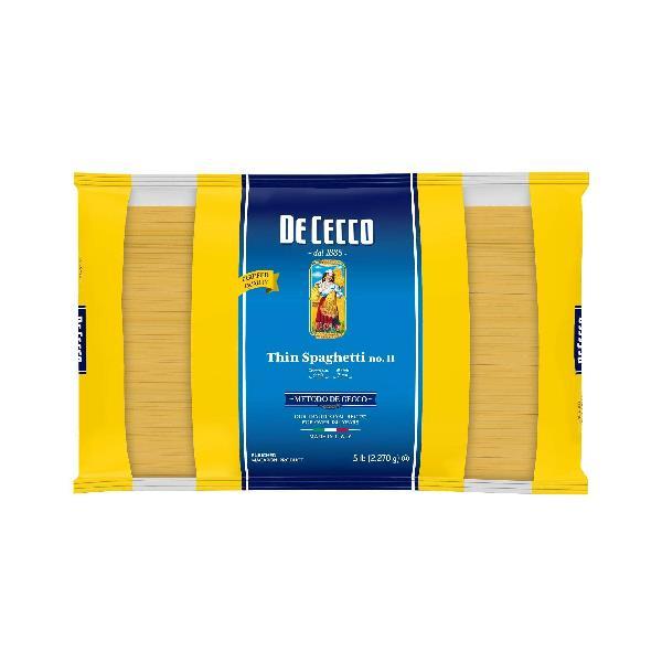 De Cecco Pasta Spaghettini 5 Pound Each - 4 Per Case.