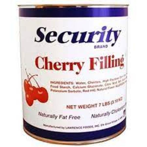 Security Cherry Filling 7 Pound Each - 6 Per Case.