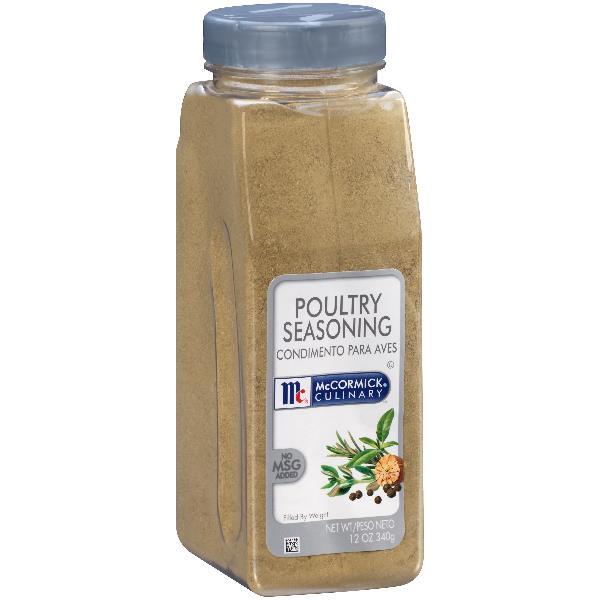 Mccormick Culinary Poultry Seasoning 12 Ounce Size - 6 Per Case.
