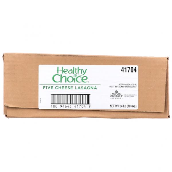 Healthy Choice Five Cheese Lasagna 96 Ounce Size - 4 Per Case.
