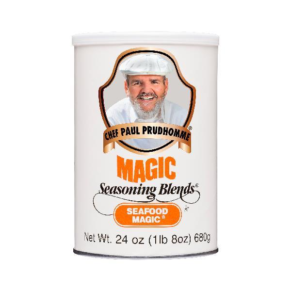 Seafood Magic® Canisters 24 Ounce Size - 4 Per Case.