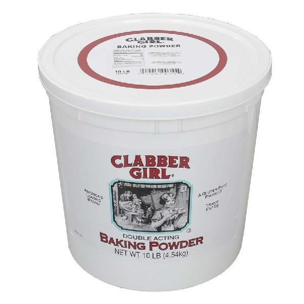 Clabber Girl Double Acting Baking Powder 10 Pound Each - 4 Per Case.