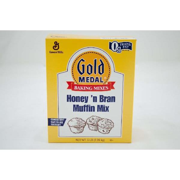 Gold Medal™ Muffin Mix Honey 'n Bran 5 Pound Each - 6 Per Case.