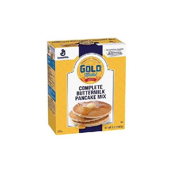 Gold Medal™ Complete Pancake Mix Buttermilk 5 Pound Each - 6 Per Case.